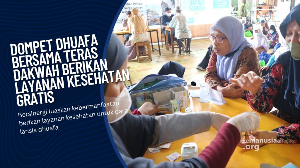 Bersama Teras Dakwah: ALS Dompet Dhuafa Layani lebih dari 200 Lansia Dhuafa