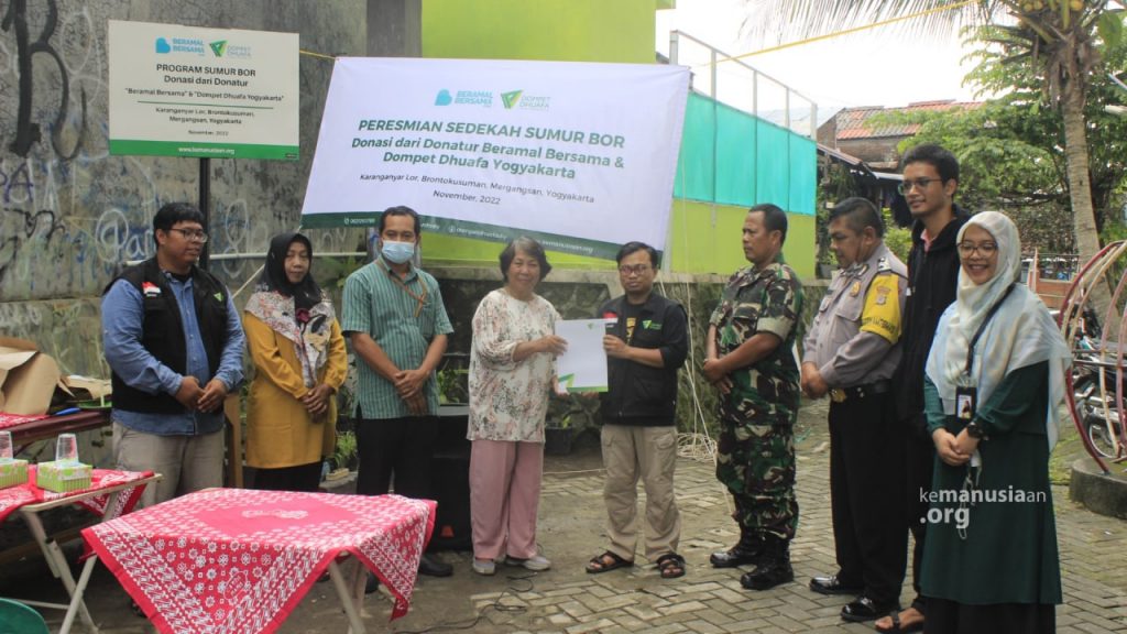 Setelah 10 Tahun Kekeringan, Sumur Bor Hadir di Brontokusuman