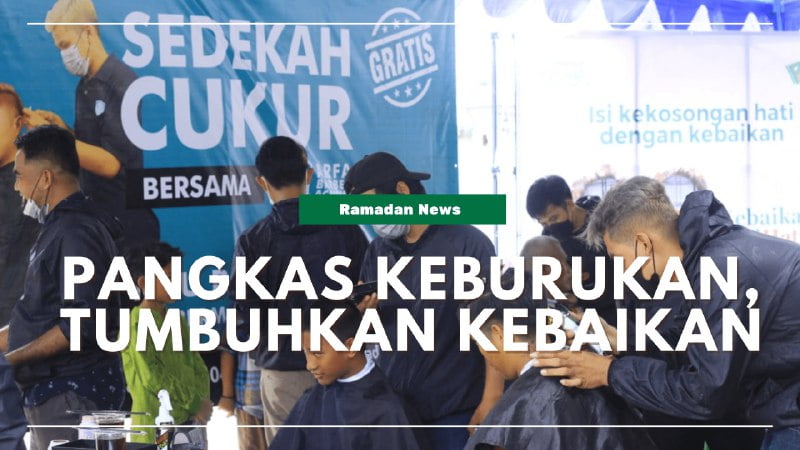 Ramadan Dari Hati: Potong rambut Gratis di Masjid Pathok Negoro Ploso Kuning, Yogyakarta