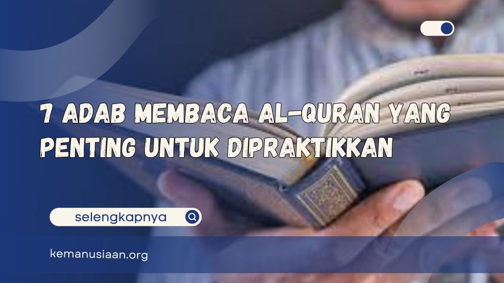 adab membaca Al-Quran