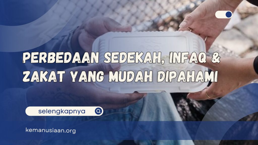 Perbedaan Sedekah, Infaq dan Zakat