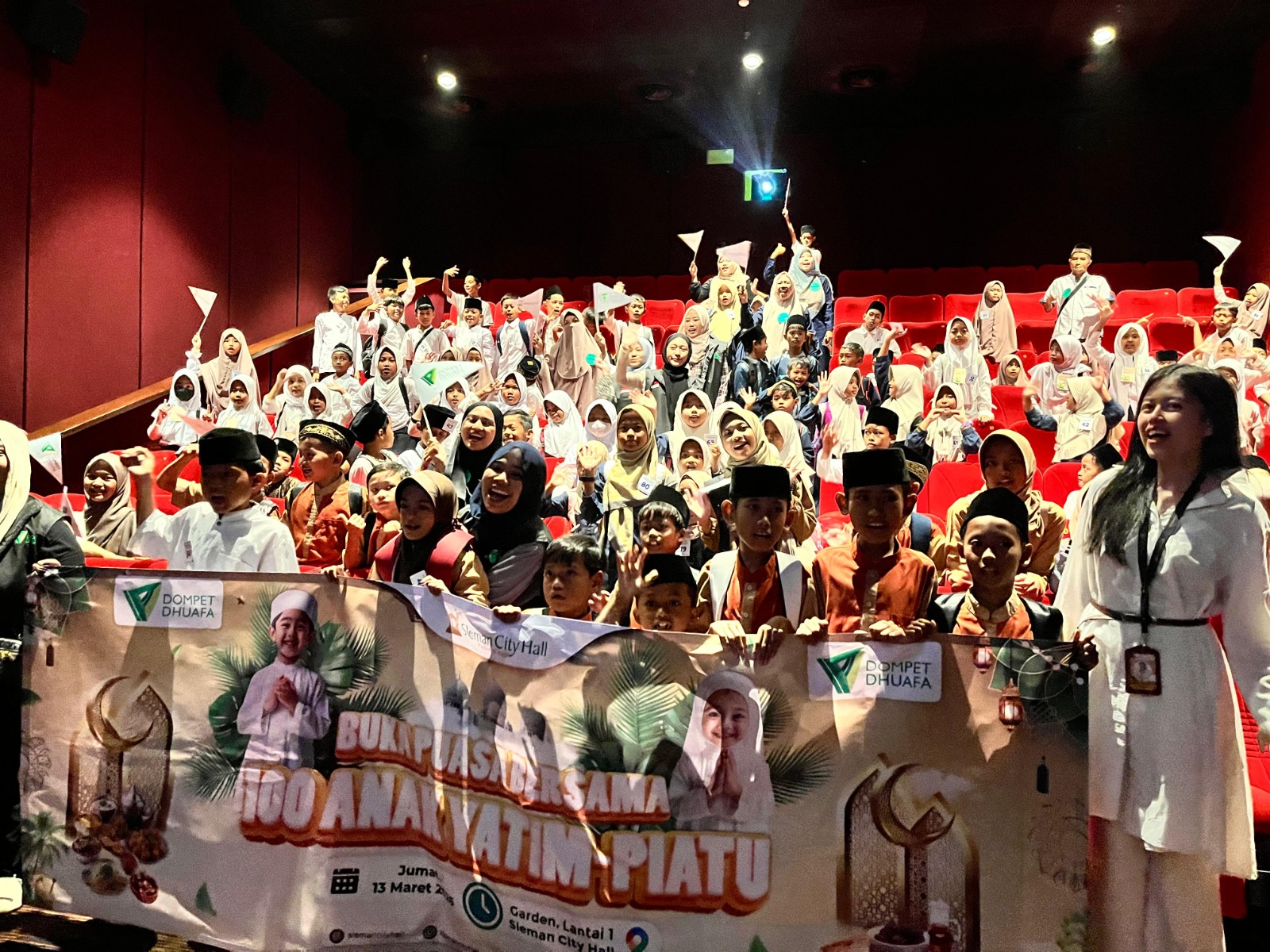 sch dan dompet dhuafa yogyakarta adakan bukber bersama  100 anak yatim